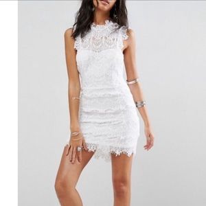[Free People] Daydream White Lace BodyCon Dress
